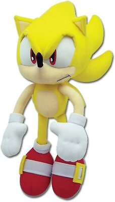Sonic the Hedgehog SUPER SONIC PLUSH 12 inch Plush NEW AUTHENTIC $21.99
