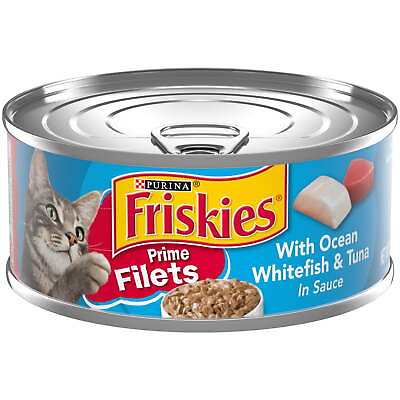#ad Prime Filets Gravy Wet Cat Food for Adult Cats Soft Ocean Whitefish amp; Tuna $21.28