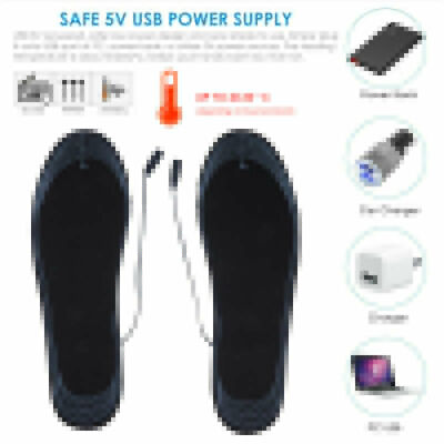 #ad 1 Pair electric foot warmer Heated Foot Warmer Electric Insoles for Boots $12.63