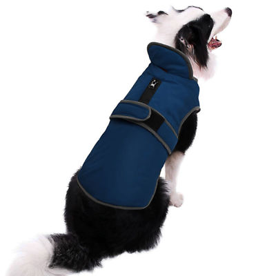 Waterproof Fleece Warm Pet Dog Coat Winter Jacket Clothes Sweater Reflective USA $10.33