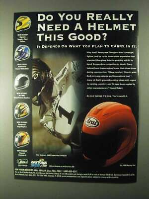 #ad #ad 1999 Arai RX 7RR3 Racing Red Helmet Ad Really Need $19.99