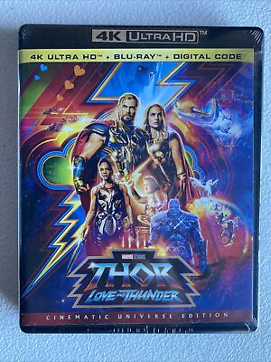 #ad Thor: Love and Thunder 4k Ultra HD Blu Ray Digital Code New Sealed Marvel $14.99
