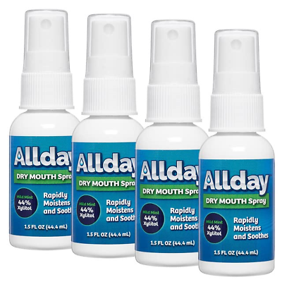#ad #ad Allday Dry Mouth Spray Maximum Strength Xylitol Fast Acting Long Lasting Non A $41.22