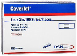 #ad #ad Coverlet 1 X 3 Inch Fabric Rectangle Tan Sterile CS 1200 $172.52