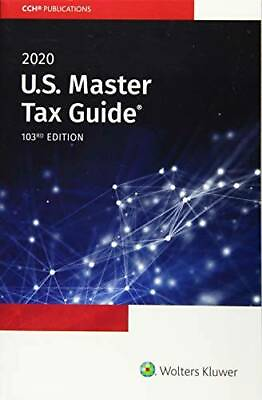 U.S. Master Tax Guide 2020 Paperback By CCH Tax Law Editors GOOD $5.54