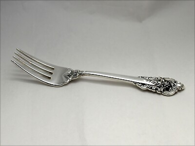 Wallace Grande Baroque Sterling Silver Salad Fork European Size Heavy 6 1 2quot; $189.99