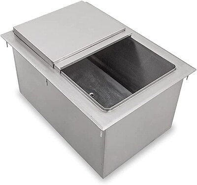 Commercial Stainless Steel Drop In Ice Bin Chest 18quot;x12quot; $275.00