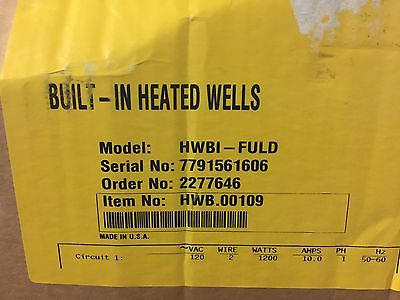 120V Hatco HWBI FULD Standard Watt Insulated Single Drop In Hot $339.99