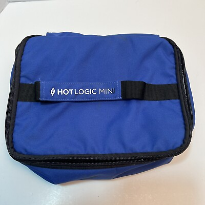 #ad Hot Logic Mini Mac Portable Oven Food Warmer Electric Lunch Box Blue Tested $24.87