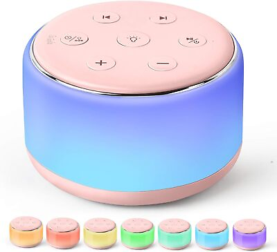 #ad Sound Machine Baby for Sleeping Night Light 34 Soothing Noises USB Rechargeable $55.00
