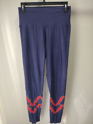 #ad Electric and Rose Womens Blue Red White Tie Dye Jogger Sweatpants Pants Size L $26.34
