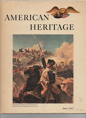 American Heritage June 1965 HC Washington Monmouth Emanuel Leutre. $2.09