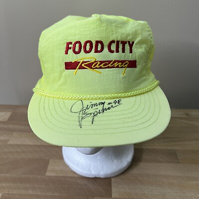 #ad #ad Vintage NASCAR jimmy spencer autographed hat #98 food city racing Snapback $19.99