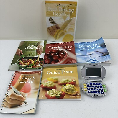 #ad #ad Weight Watchers Lot Food Dining Companion 3 Month Journal Calculator Quick Fixes $40.00