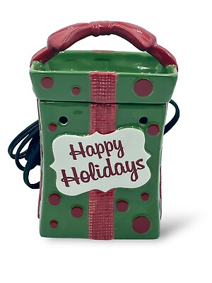 Scentsy ALL WRAPPED UP Happy Holidays Full Size Electric Warmer Orig Box 2010 $24.95