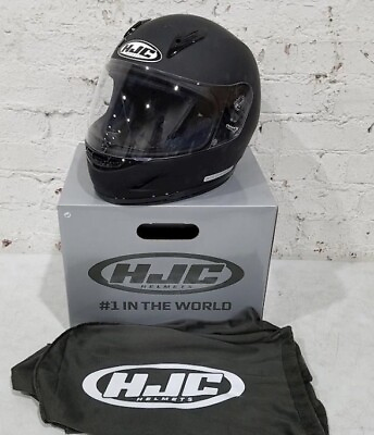 #ad Open Box HJC CL Y Full Face Youth Motorcycle Helmet Matte Flat Black Size Medium $45.00