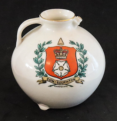 #ad Vintage W. H. Goss Porcelain Jug Vase Crest Ware from original in museum $8.00
