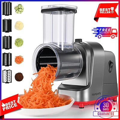 Electric Cheese Grater 250W Professional Slicer Shredder Salad Maker with 5 Free $115.39