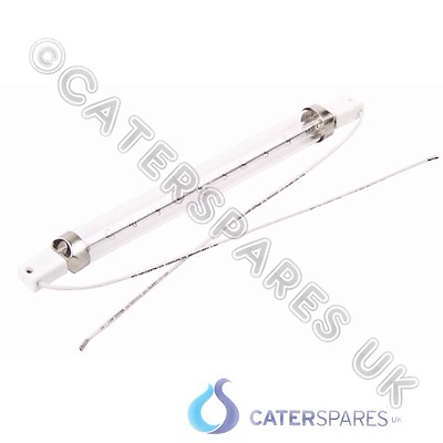 HEAT LAMP WITH WIRES FOOD LAMP 216MM LONG GANTRY INFRARED BULB 230V 500W $25.18