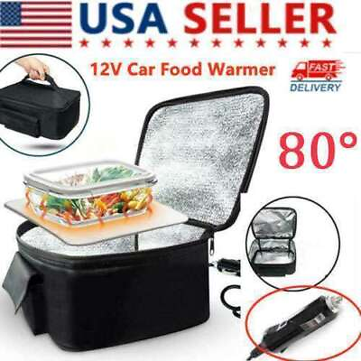 #ad #ad 12V Car Portable Food Heating Lunch Box Electric Heater Warmer Bag For Trucks US $19.65
