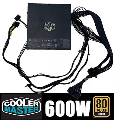#ad #ad Cooler Master 600W ATX PSU Gaming Computer Power Supply 80Plus Gold Certified $45.88