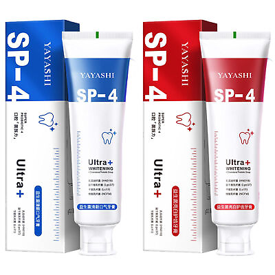 #ad #ad SP 4 Probiotic Toothpaste Yayashi Whitening Fresh Breath Stain Removing $7.99