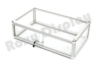 Glass Countertop Display Case Store Fixture Showcase with front lock #SC KDFLAT $145.00