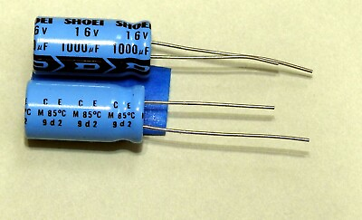 #ad #ad 30 pieces Shoei 1000uf 16v 85C Radial Lead Electrolytic Capacitor $6.95