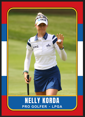 #ad #ad 2021 Nelly Korda Future Star LPGA Golf Rookie Card Top Female Golfer $9.99