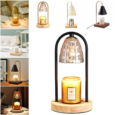 2023 Aromatherapy Melting Wax Lamp Dimmable Night Light Table Candle Warmer Lamp $6.99