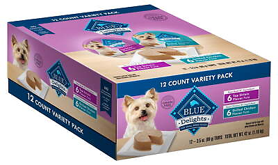 #ad Blue Buffalo Small Breed Wet Dog Food Cups Grilled Chickenamp;Sirloin 3.5oz 12 Pack $18.98