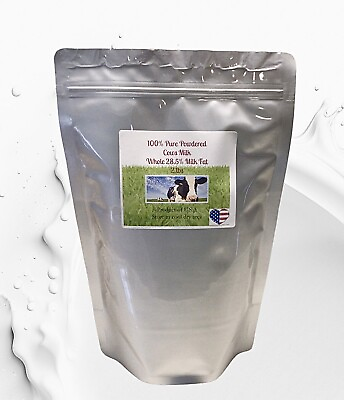 #ad Whole Powdered Milk 28.5% *USA Made*Mylar Bag*Emergency Food Supply Up to 20lbs $189.98