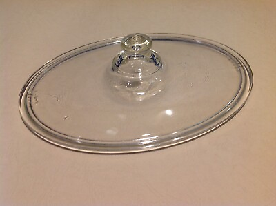 Vintage Pyrex Replacement Lid 633 C Clear Glass Oval Lid * EXCELLENT * $15.95