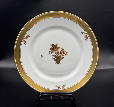 #ad Vintage Royal Copenhagen quot;Golden Basketquot; Salad Dissert Plate 7 1 5quot; $21.00