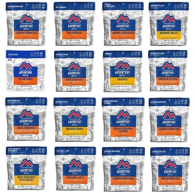 Mountain House Freeze Dried Food Meals Pouches Camp Trail MRE Emergency NEW $10.99