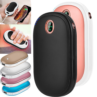 Rechargeable Hand Warmers USB Power Bank Electric Pocket Heater Warmer 10000mAh $12.98