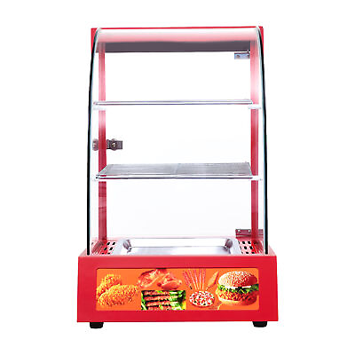 #ad Bakery Warmer Display 110V Stainless Steel Charcuterie Hot Warming Display Case $243.03