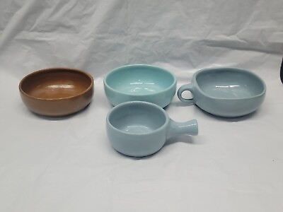#ad Glidden Style Pottery Bowls Lot Vintage North Carolina Style Pottery #5411 $70.00