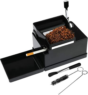 PUFLAX Automatic Cigarette Injector Rolling Machine Electric for King Size Tubes $54.99