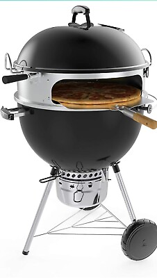 Stainless Steel Rotisserie Ring amp; pizza oven kit for Weber 22 Inch Charcoal gril $108.00