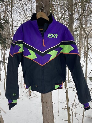 #ad ARCTIC CAT Mountain Cat Insulated Jacket With Removable Zip In Liner Size Large $185.97
