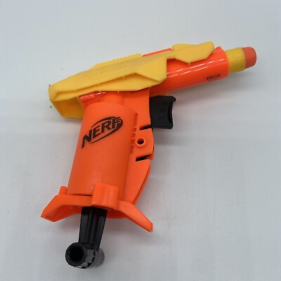 Nerf Alpha Strike Stinger Gun Orange and Yellow Works $7.99