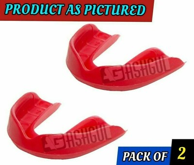 #ad #ad 2PCS Mouth Guard clear single density for Football Boxing MMA Rugby $16.99