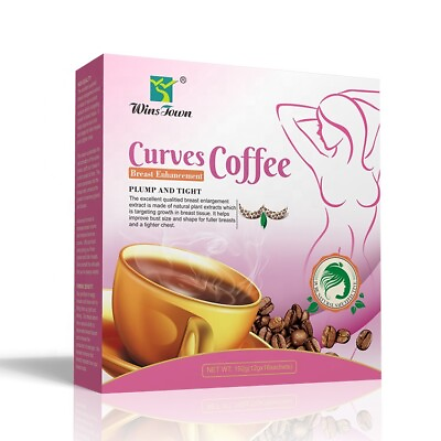 #ad Curves Coffee Breast Enhancement Big Breast Herbal Instant Coffee 12g*16bags $12.99
