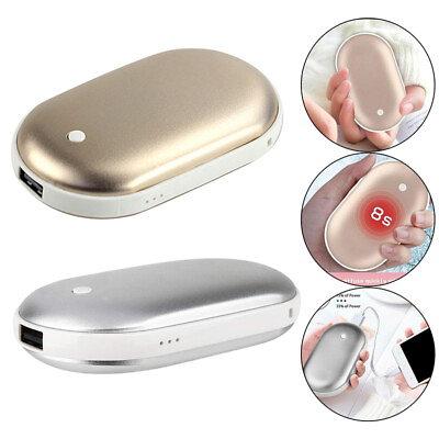 Portable USB Hand Warmer Pocket Heater Rechargeable Power Bank Electric Warmers $11.23
