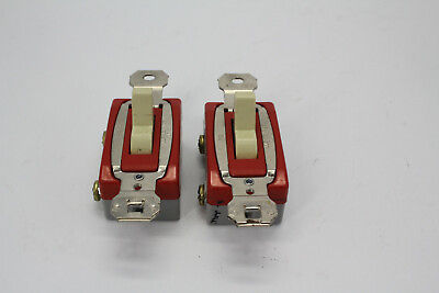 #ad Pass amp; Saymour CS120 Single Pole Commercial Toggle Switch 20A 120 277VAC Used $12.99