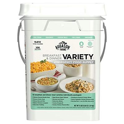Emergency Survival Food Supply Kit Bucket Dinner Meal MRE 30 Day Dried Storage $92.50