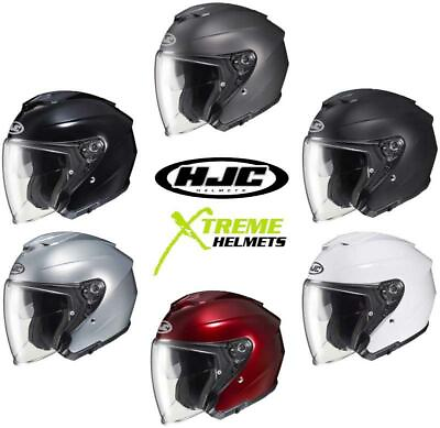 HJC i30 Helmet Solid Open Face Anti Scratch Inner Shield Pinlock DOT XS 2XL $159.99