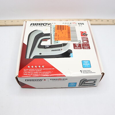 #ad Arrow Electric Staple Gun Cordless Plastic 1 2quot; Fastener Size Li Ion 3.6V 500W $27.99