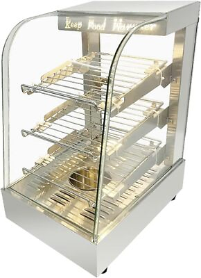 #ad 15quot; Food Warmer Display Case 3 Shelf Hot Warming Showcase Commercial HOT $375.00
